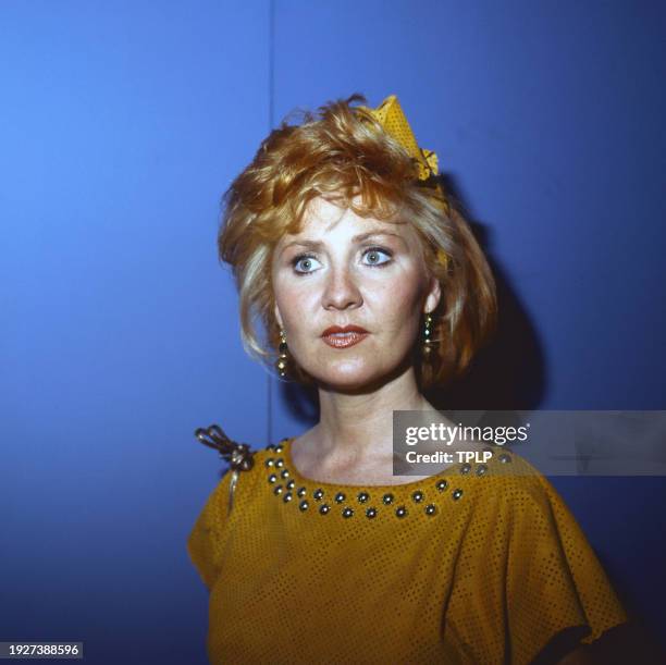 Portrait of Scottish Pop singer Lulu , London, England, May 5, 1983.