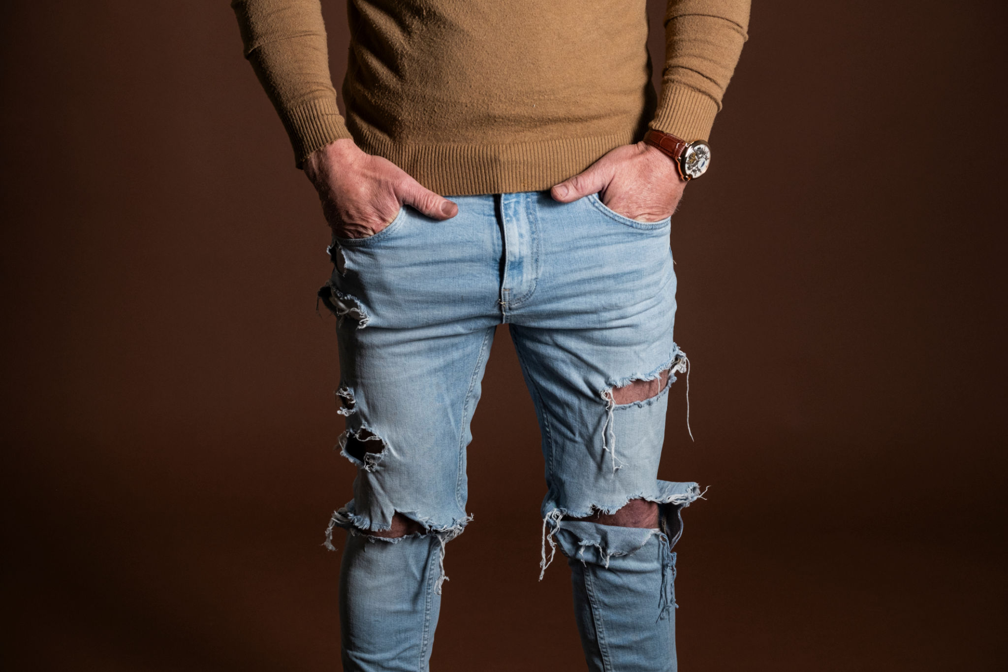distressed denim