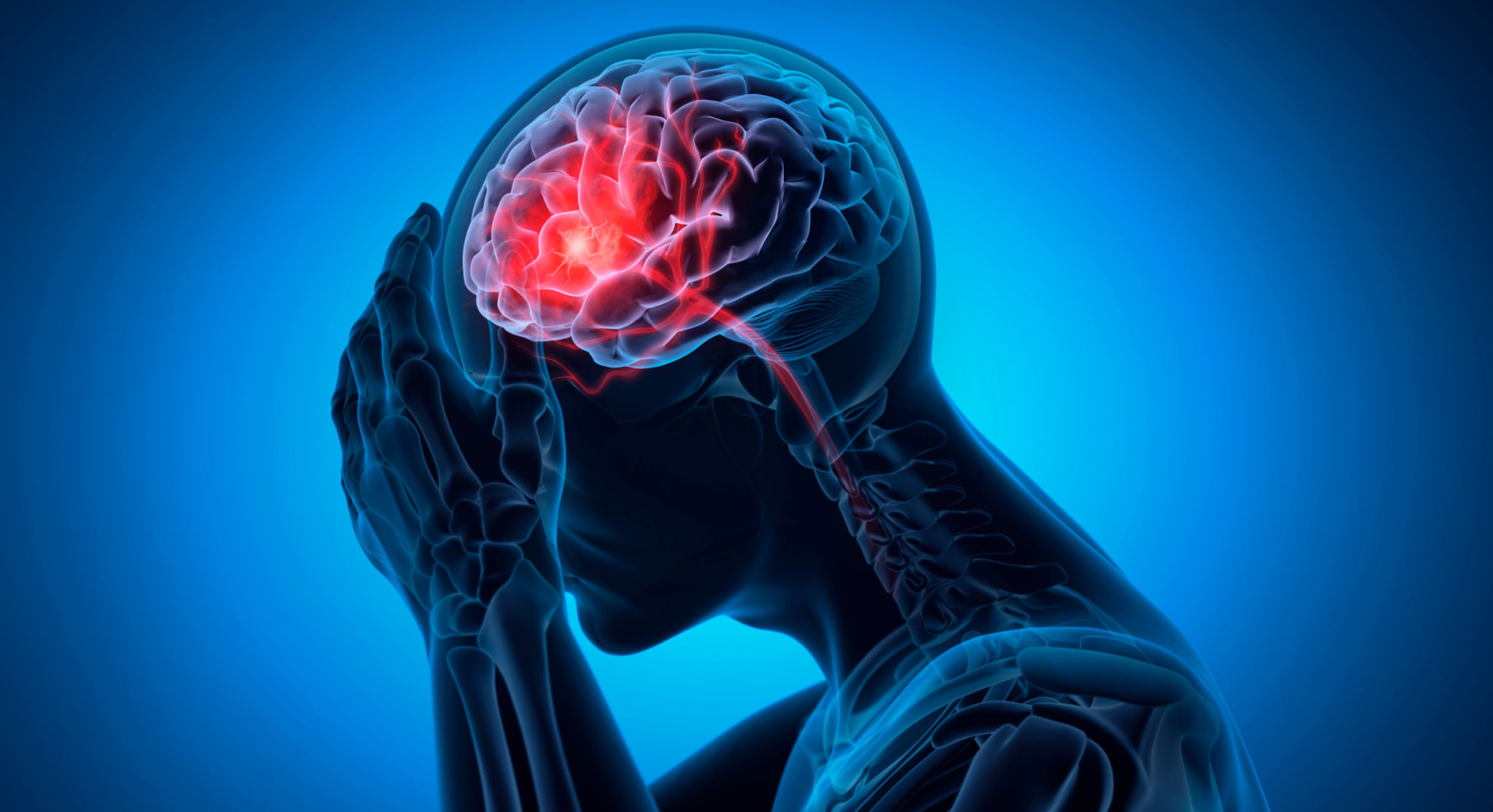 Man with brain stroke Man with brain stroke