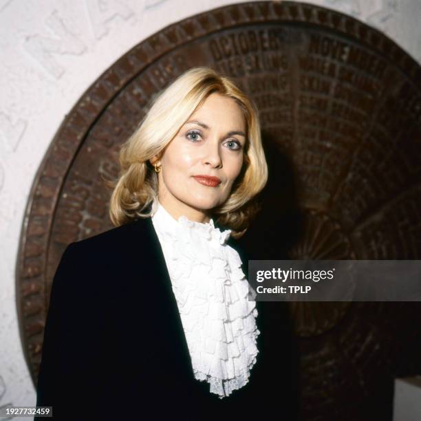 Portrait of British actress Alexandra Bastedo, London, England, February 15, 1979.