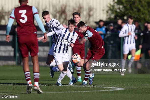 Fenton Heard of West Bromwich Albion during a PL2 fixture between West Bromwich Albion and West Ham United at West Bromwich Albion Training Ground on...