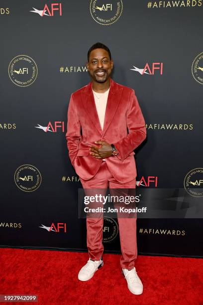 Sterling K. Brown attends the AFI Awards Luncheon at Four Seasons Hotel Los Angeles at Beverly Hills on January 12, 2024 in Los Angeles, California.