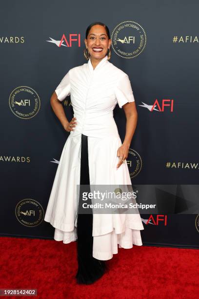 Tracee Ellis Ross attends the AFI Awards Luncheon at Four Seasons Hotel Los Angeles at Beverly Hills on January 12, 2024 in Los Angeles, California.