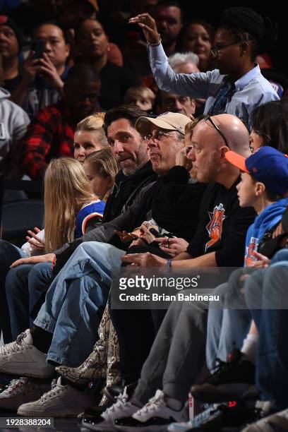 Jerry Seinfeld attends the game between the Orlando Magic and the New York Knicks on January 15, 2024 at Madison Square Garden in New York City, New...