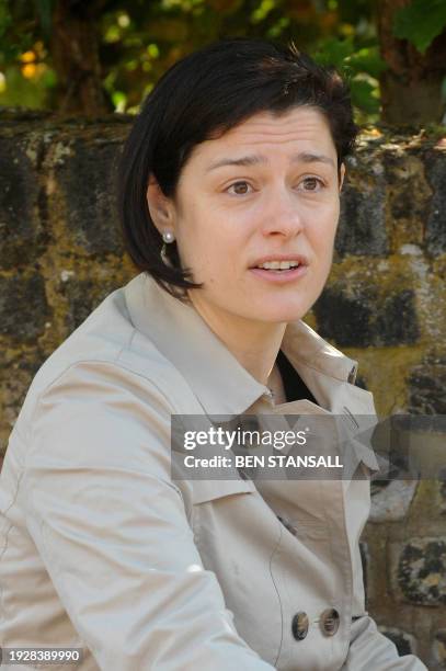 Miriam Gonzalez Durantez, wife of new Deputy British Prime Minister Nick Clegg, leaves her home in London, on May 12, 2010. British business leaders...