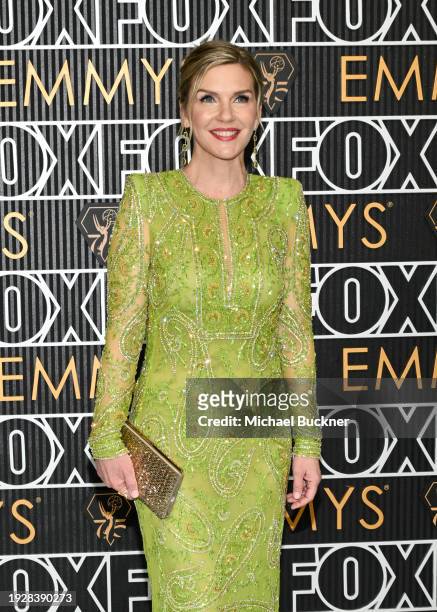 Rhea Seehorn at the 75th Primetime Emmy Awards held at the Peacock Theater on January 15, 2024 in Los Angeles, California.