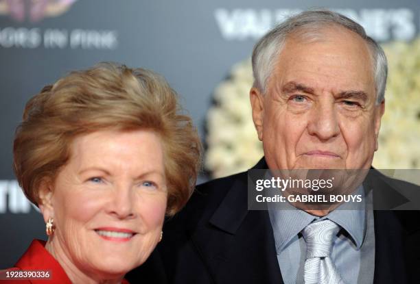 Director Garry Marshall arrives with his wife Barbara Marshall at the Los Angeles Premiere for his new film "Valentine's Day" at the Grauman's...