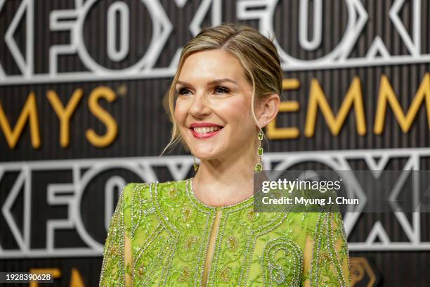 Los Angeles, CA Rhea Seehorn from "Better Call Saul," arriving at the 75th Primetime Emmy Awards at the Peacock Theater in Los Angeles, CA, Monday,...
