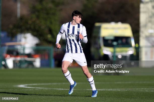 Alex Williams of West Bromwich Albion looks on during a PL2 fixture between West Bromwich Albion and West Ham United at West Bromwich Albion training...