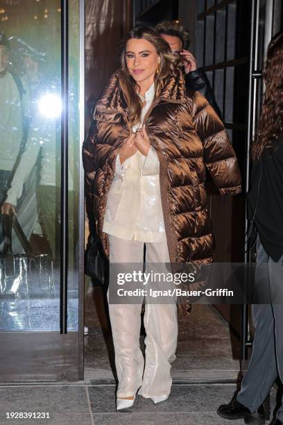 Sofia Vergara is seen on January 15, 2024 in New York City.