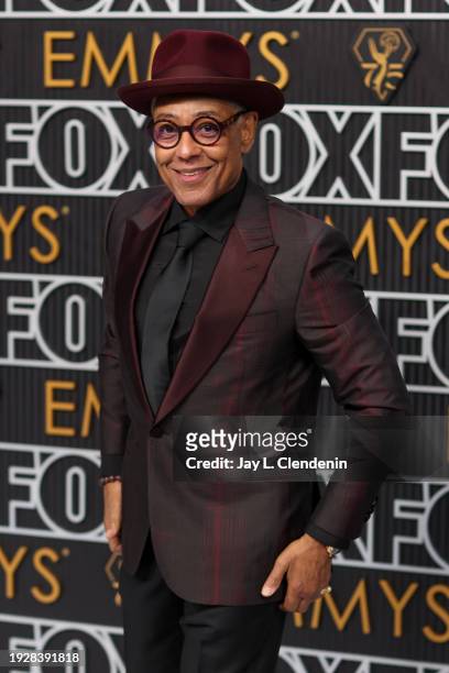 Los Angeles, CA Giancarlo Esposito arriving at the 75th Primetime Emmy Awards at the Peacock Theater in Los Angeles, CA, Monday, Jan. 15, 2024.