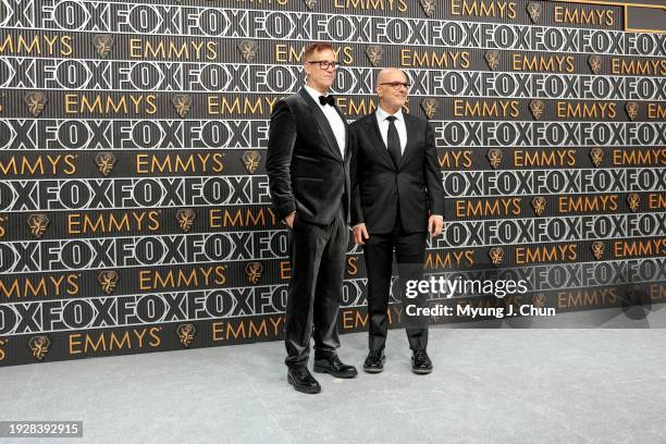 Los Angeles, CA John Hoffman and Tony Leondis arriving at the 75th Primetime Emmy Awards at the Peacock Theater in Los Angeles, CA, Monday, Jan. 15,...