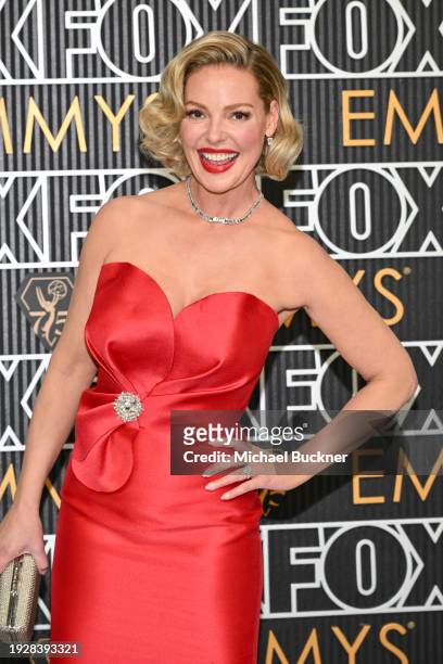 Katherine Heigl at the 75th Primetime Emmy Awards held at the Peacock Theater on January 15, 2024 in Los Angeles, California.