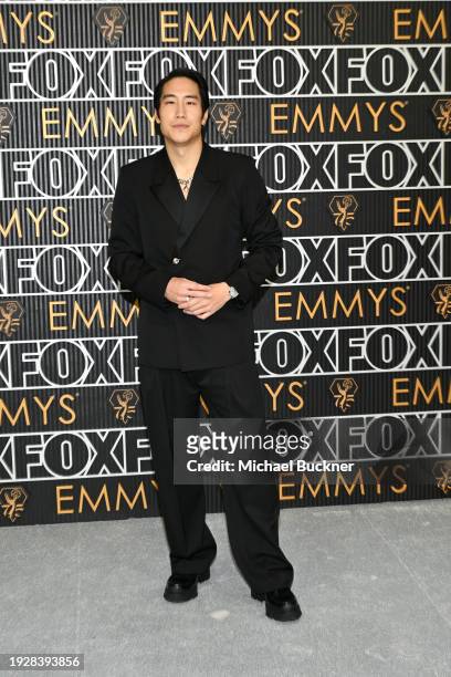 Young Mazino at the 75th Primetime Emmy Awards held at the Peacock Theater on January 15, 2024 in Los Angeles, California.