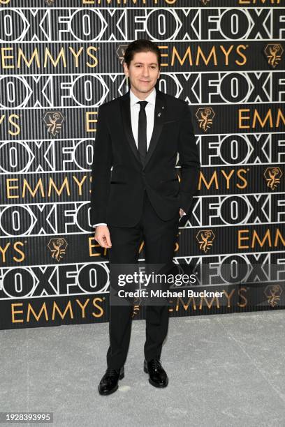 Michael Zegen at the 75th Primetime Emmy Awards held at the Peacock Theater on January 15, 2024 in Los Angeles, California.