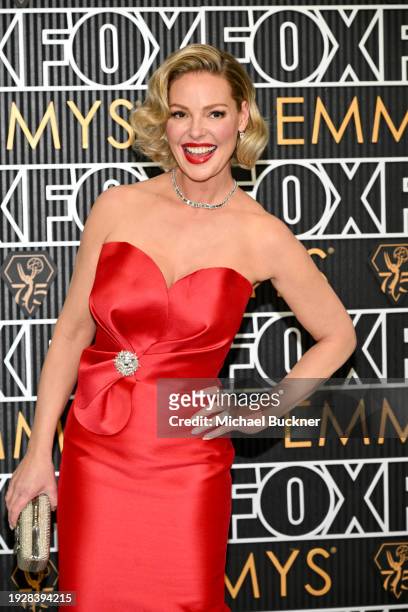 Katherine Heigl at the 75th Primetime Emmy Awards held at the Peacock Theater on January 15, 2024 in Los Angeles, California.