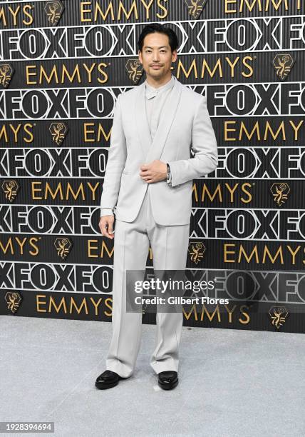 Joseph Lee at the 75th Primetime Emmy Awards held at the Peacock Theater on January 15, 2024 in Los Angeles, California.