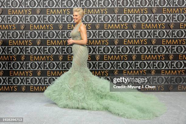 Los Angeles, CA Hannah Waddingham attends the 75th Primetime Emmy Awards at the Peacock Theater in Los Angeles, CA, Monday, Jan. 15, 2024.