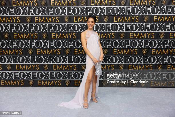 Los Angeles, CA Jasmin Savoy Brown arriving at the 75th Primetime Emmy Awards at the Peacock Theater in Los Angeles, CA, Monday, Jan. 15, 2024.