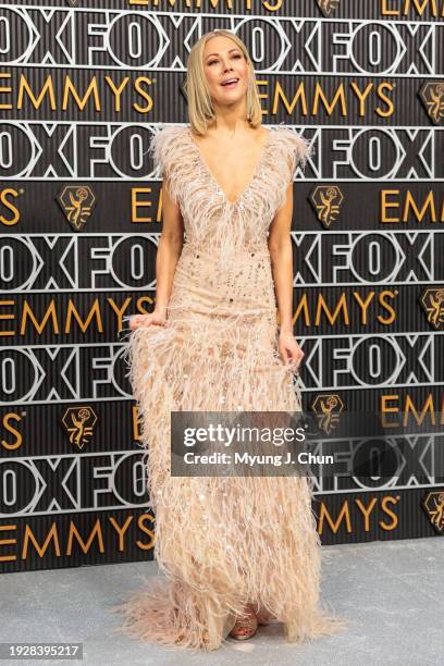 Los Angeles, CA Desi Lydic arriving at the 75th Primetime Emmy Awards at the Peacock Theater in Los Angeles, CA, Monday, Jan. 15, 2024.