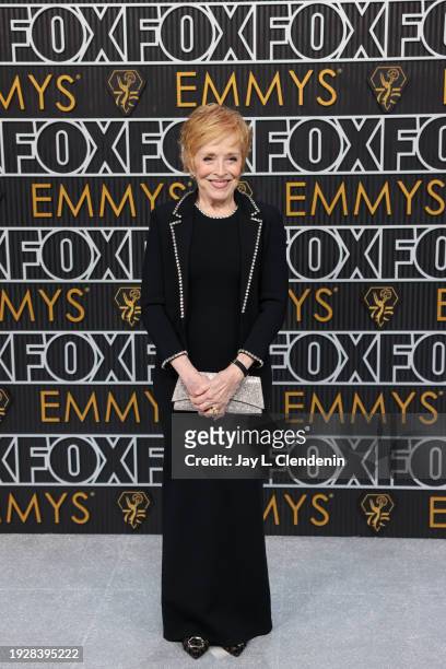 Los Angeles, CA Holland Taylor arriving at the 75th Primetime Emmy Awards at the Peacock Theater in Los Angeles, CA, Monday, Jan. 15, 2024.