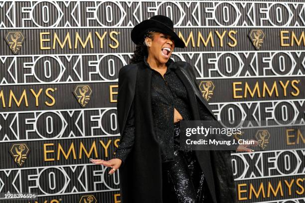 Los Angeles, CA Tichina Arnold arriving at the 75th Primetime Emmy Awards at the Peacock Theater in Los Angeles, CA, Monday, Jan. 15, 2024.