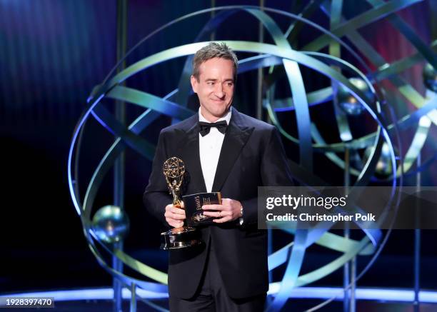 Matthew Macfadyen at the 75th Primetime Emmy Awards held at the Peacock Theater on January 15, 2024 in Los Angeles, California.