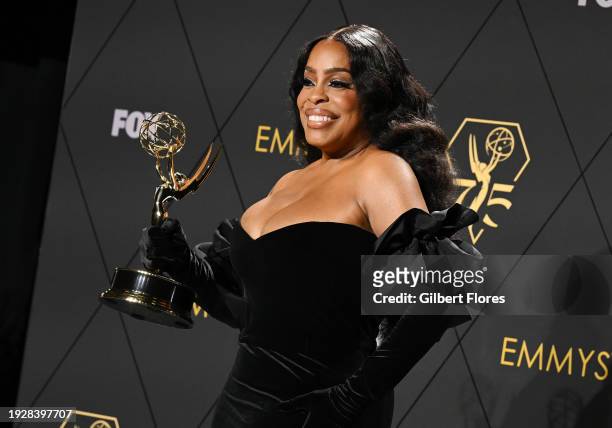 Niecy Nash-Betts, winner of the Outstanding Supporting Actress in a Limited or Anthology Series or Movie award for "Dahmer Monster: The Jeffrey...
