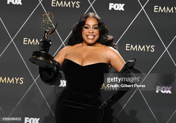 Niecy Nash-Betts, winner of the Outstanding Supporting Actress in a Limited or Anthology Series or Movie award for "Dahmer Monster: The Jeffrey...