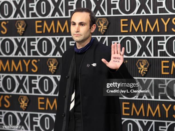 Los Angeles, CA Khalid Abdalla arriving at the 75th Primetime Emmy Awards at the Peacock Theater in Los Angeles, CA, Monday, Jan. 15, 2024.