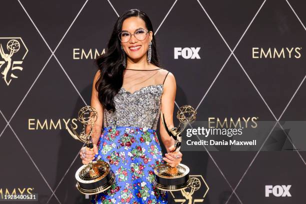 Los Angeles, CA Ali Wong wins an Emmy for Outstanding Lead Actress In A Limited Or Anthology Series Or Movie for "Beef" at the 75th Primetime Emmy...