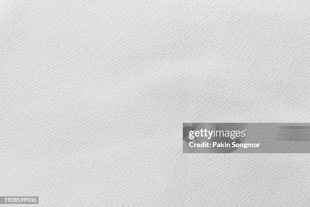 white color fabric cloth polyester texture and textile background. - textil bildbanksfoton och bilder