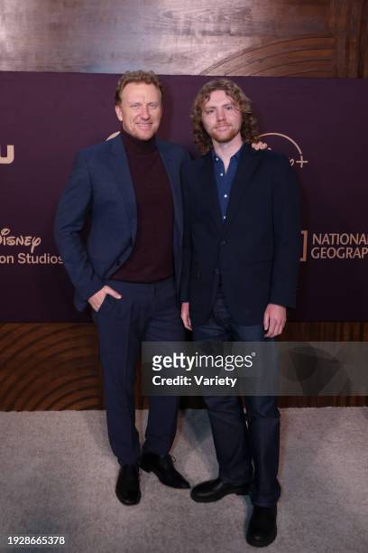 Kevin McKidd and Joseph McKidd. At The Walt Disney Company's Emmy Awards Party held at Otium on January 15, 2024 in Los Angeles, California.