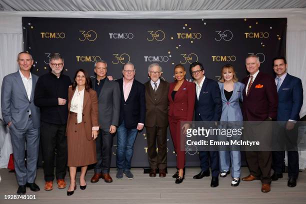 Charles Tabesh, Chief Programmer, TCM, Paul Thomas Anderson, Pam Abdy, Co-Chair and CEO, Warner Bros. Motion Picture Group, Mike DeLuca, Co-Chair and...