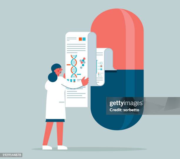 medical test - nanoparticle stock illustrations