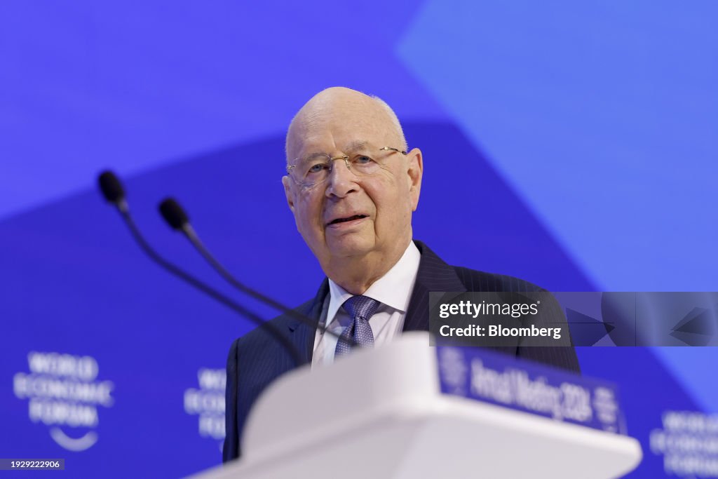 Klaus Schwab, executive chairman of the World Economic Forum ,... News  Photo - Getty Images