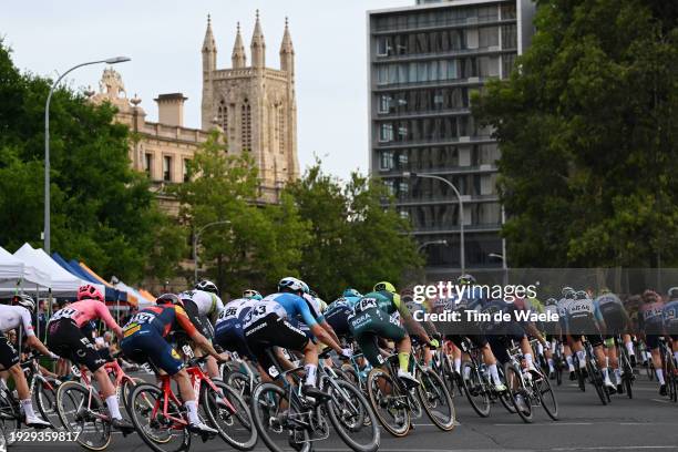 Jardi Christiaan Van Der Lee of Netherlands and Team EF Education - Easypost, Dario Cataldo of Italy and Team Lidl-Trek, Jaakko Hanninen of Finland...