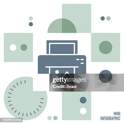 Printer Mini Infographic Design Printer Mini Infographic Design