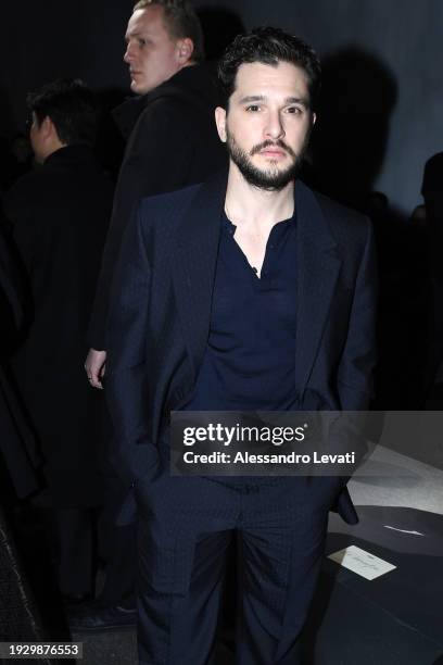 Kit Harington attends the Fendi fashion show during the Milan Menswear Fall/Winter 2024-2025 on January 13, 2024 in Milan, Italy.