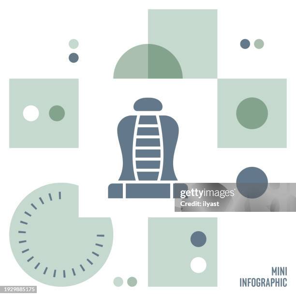 seat mini infographic design - plane window stock illustrations