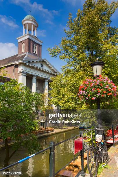 saint augustinus church ( sint augustinuskerk ) on the oudegracht in utrecht - utrecht stock pictures, royalty-free photos & images