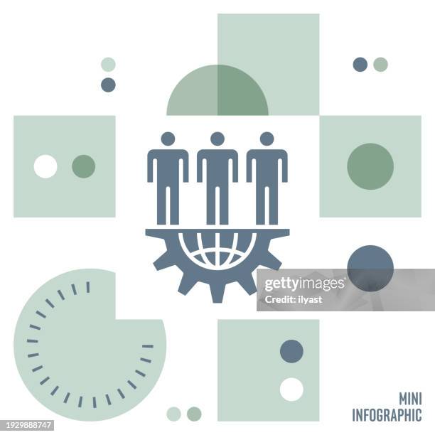 Workers Union Mini Infographic Design High-Res Vector Graphic - Getty ...