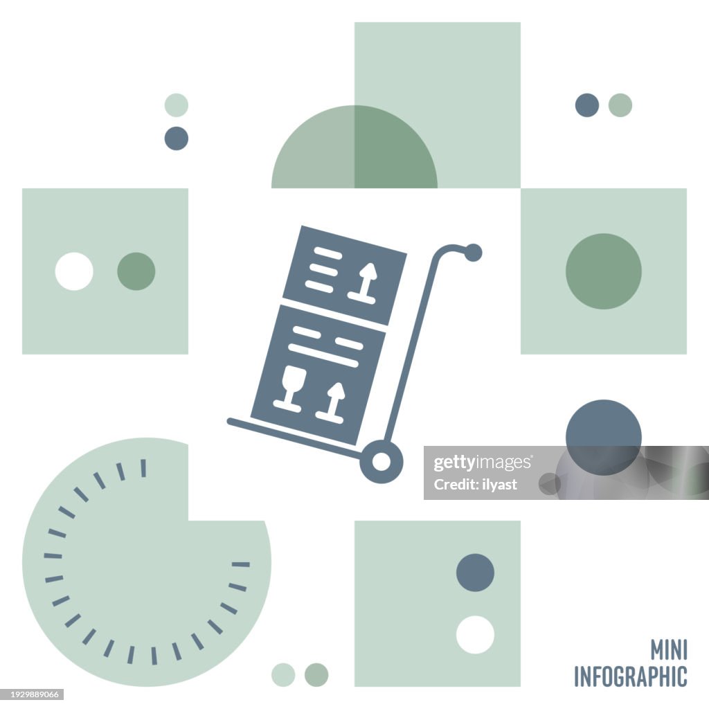 Warehouse Mini Infographic Design