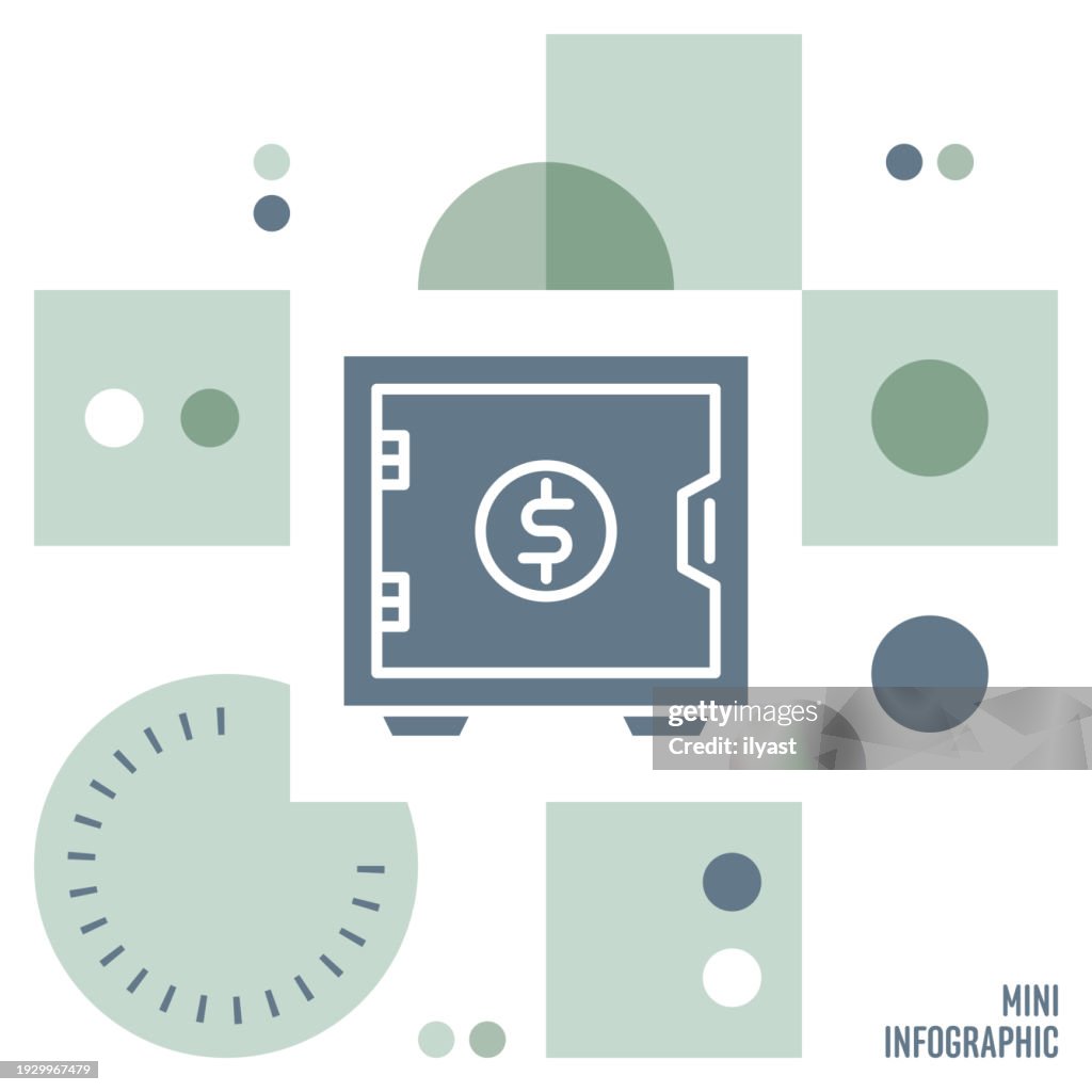 Banking Mini Infographic Design High-Res Vector Graphic - Getty Images