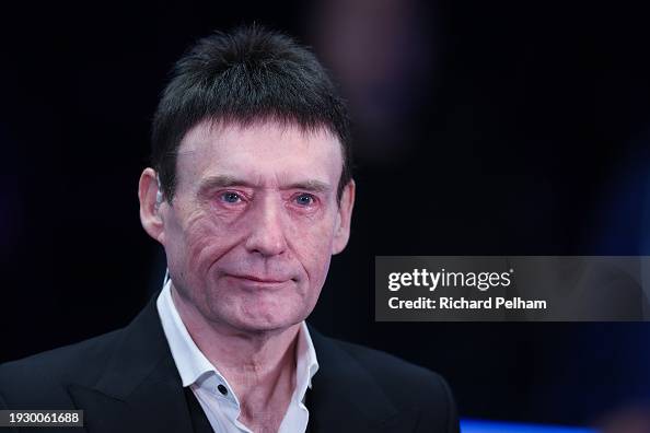 Jimmy White English Snooker Player Working For The BBC Seen On Day jimmy-white-english-snooker-player-working-for-the-bbc-seen-on-day
