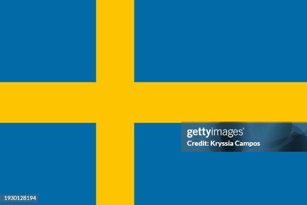 flag of sweden - swedish flag ストックフォトと画像