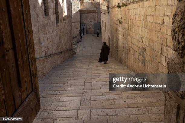 Interior views of the Church of the Holy Sepulcher, January 9 in the Old City of Jerusalem. Built in the 4th Century, the church is thought by many...