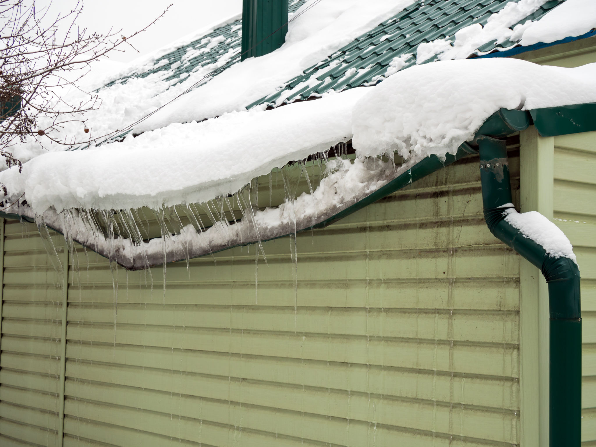 snow ice gutters