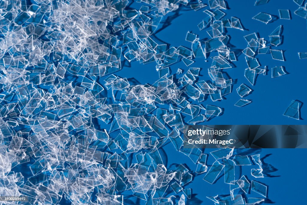 Shredded PET Plastic Flakes for Recycle and Reuse
