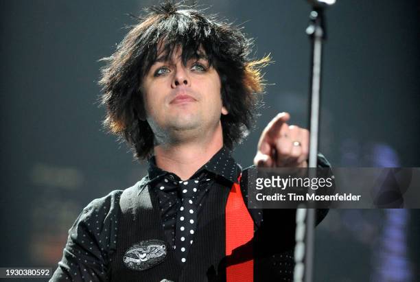 Billie Joe Armstrong of Green Day performs at Arco Arena on August 24, 2009 in Sacramento, California.